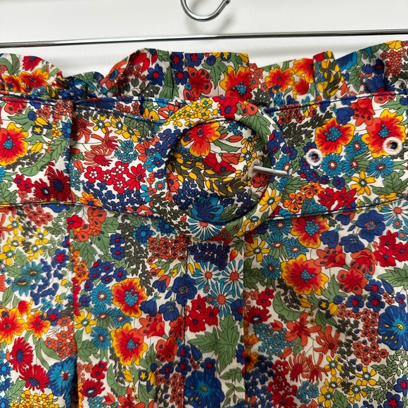 J. Crew Multicolor Floral High Waist Shorts in Liberty Fabric - Picture 3 of 8